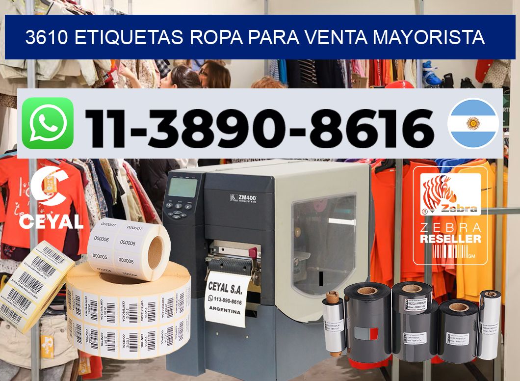 3610 Etiquetas ropa para venta mayorista