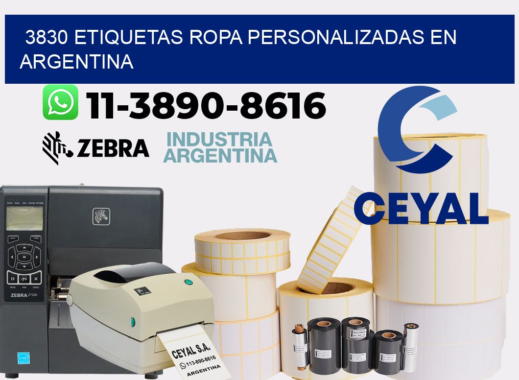 3830 Etiquetas ropa personalizadas en Argentina