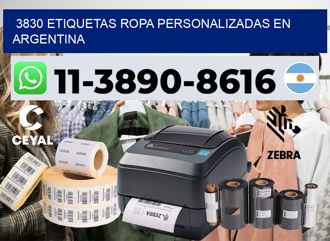 3830 Etiquetas ropa personalizadas en Argentina