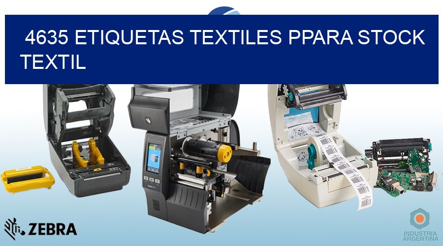 4635 Etiquetas textiles ppara stock textil