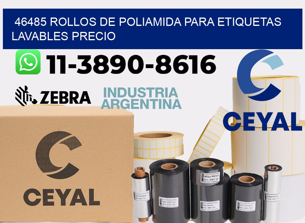 46485 rollos de poliamida para etiquetas lavables precio