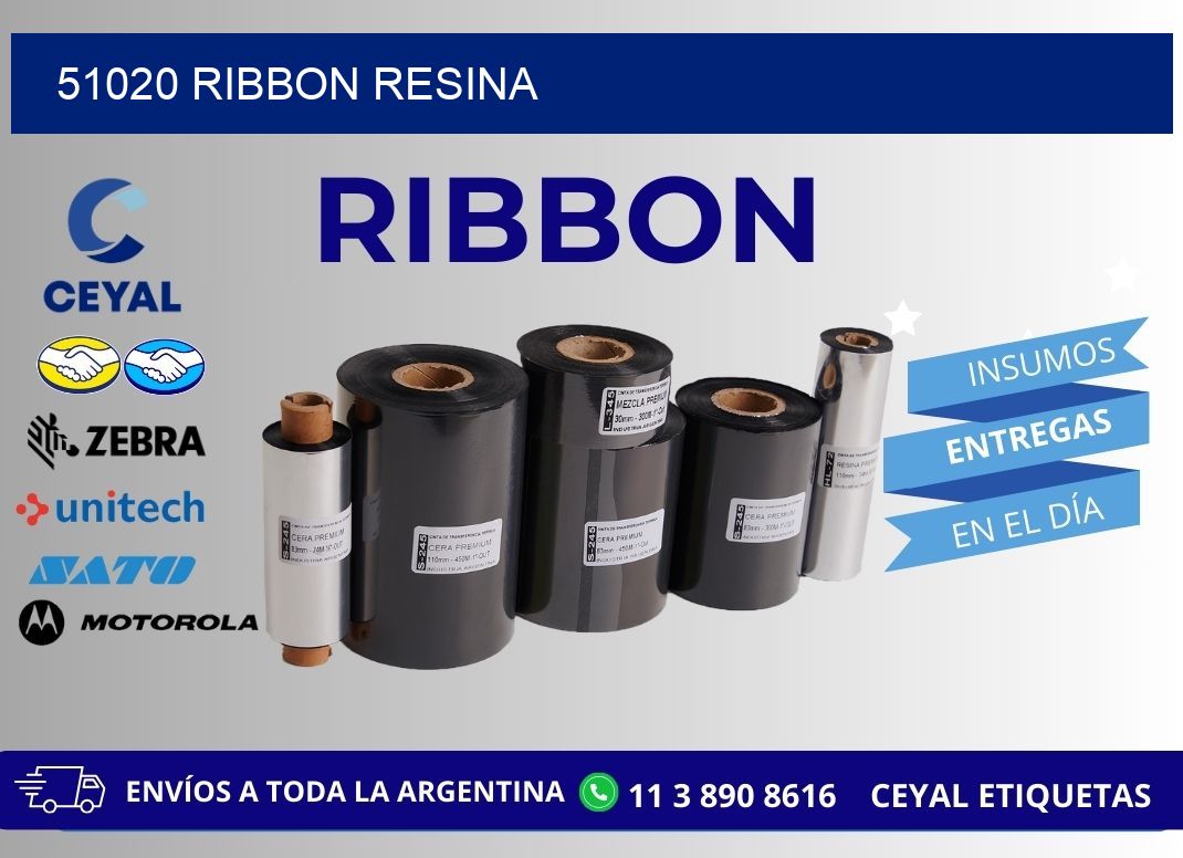 51020 ribbon resina