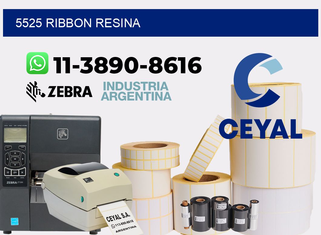 5525 ribbon resina