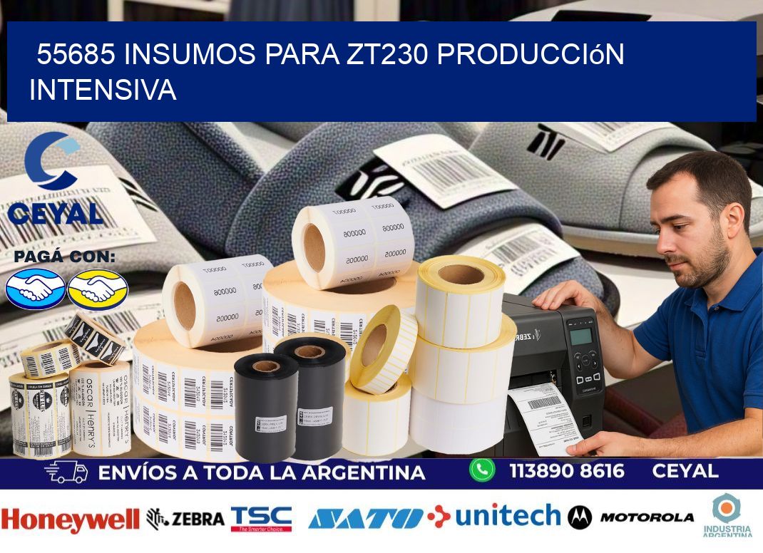 55685 insumos para zt230 producción intensiva