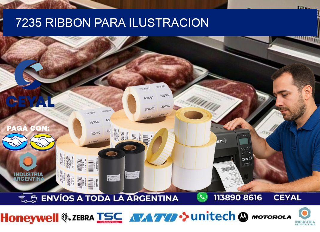 7235 ribbon para ilustracion