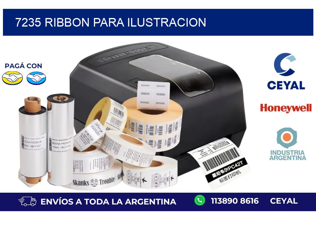 7235 ribbon para ilustracion
