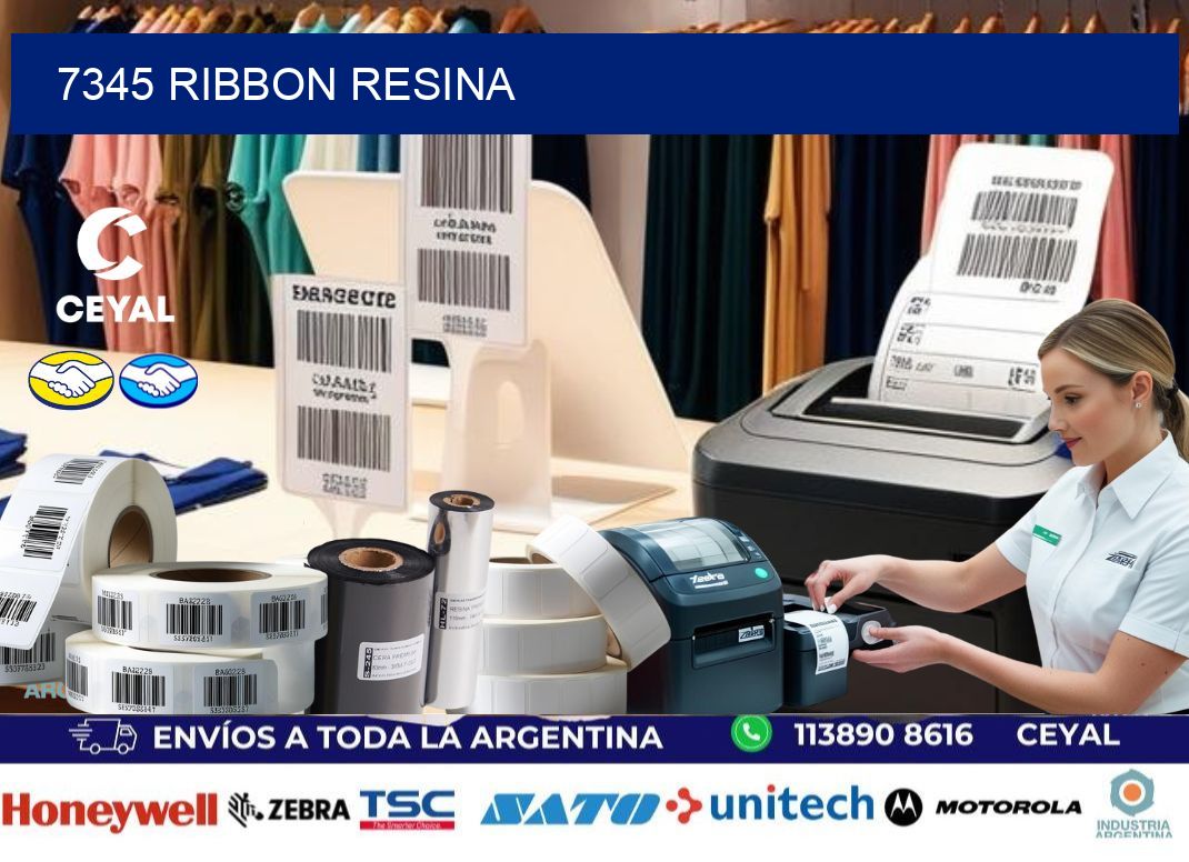 7345 ribbon resina