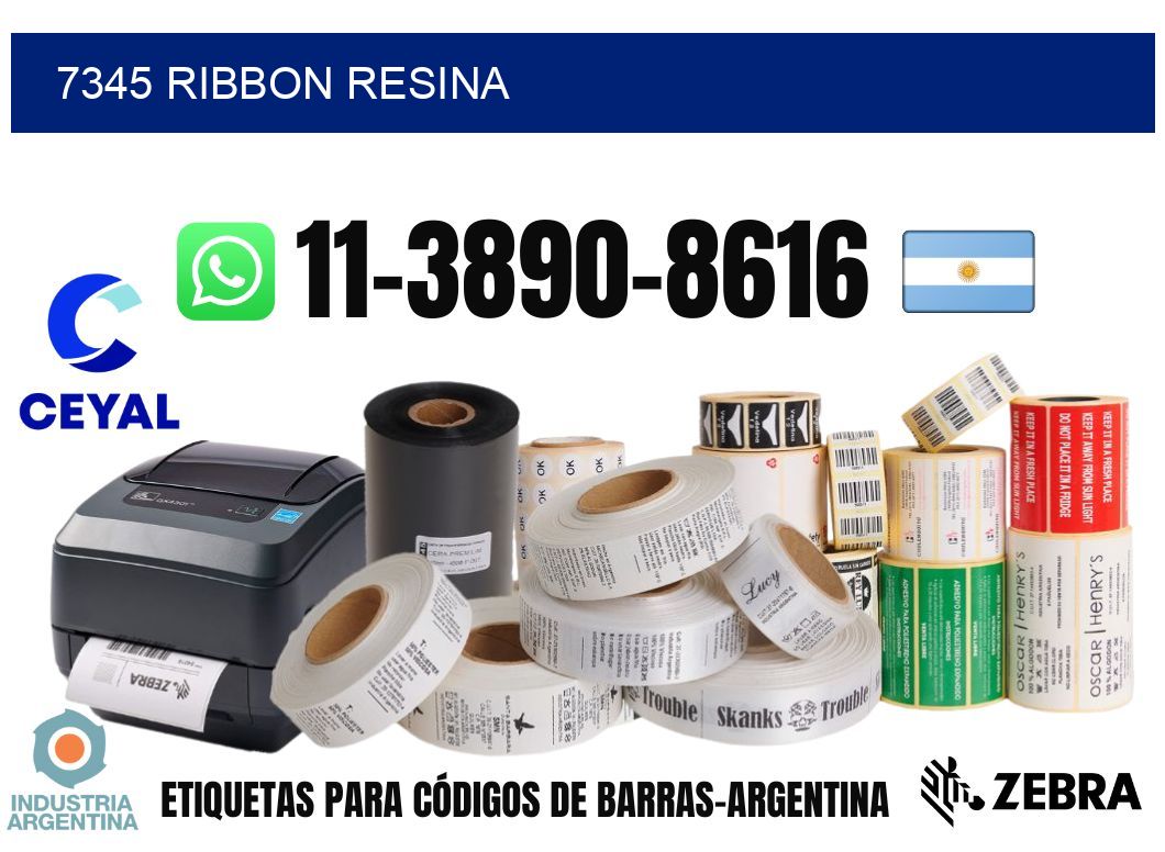 7345 ribbon resina