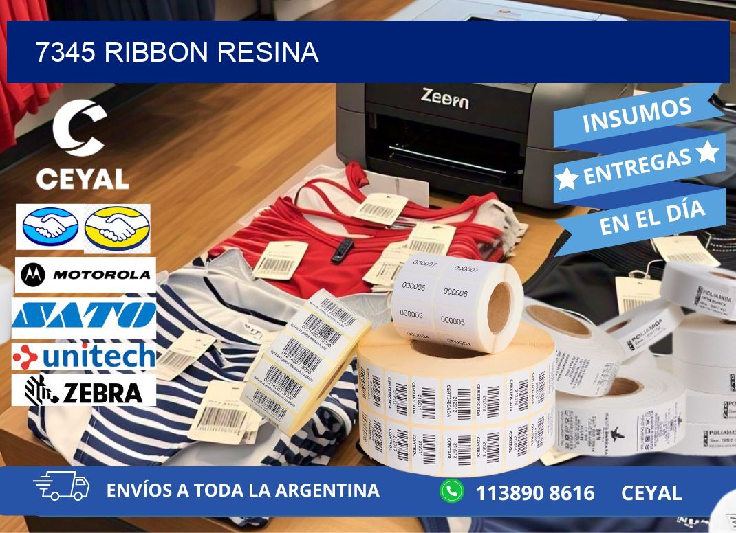 7345 ribbon resina