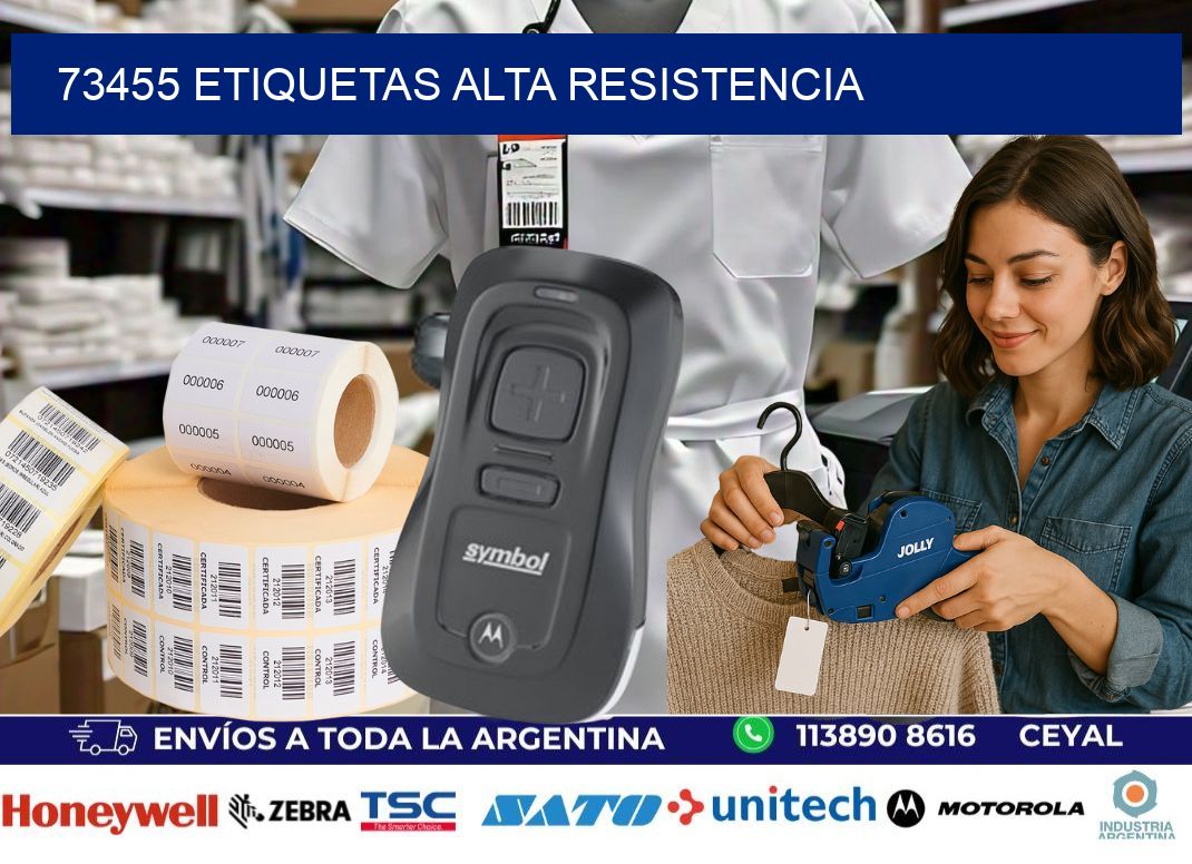 73455 etiquetas alta resistencia