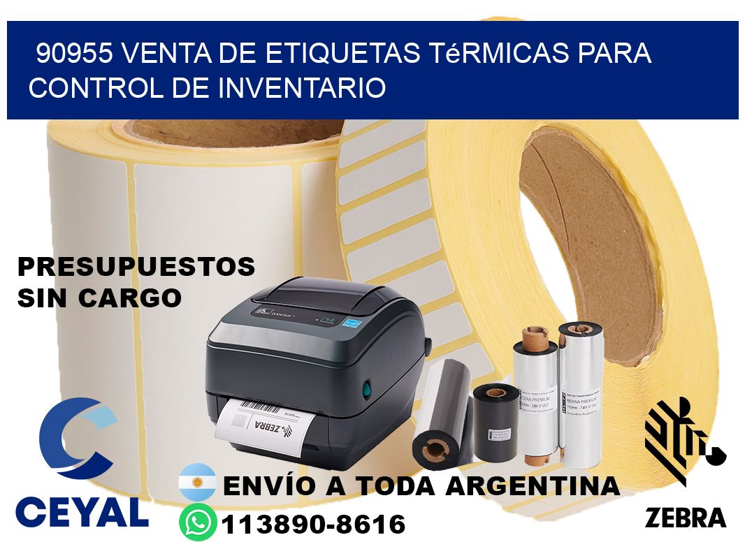 90955 venta de etiquetas térmicas para control de inventario