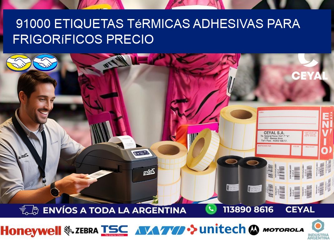91000 etiquetas térmicas adhesivas para frigoríficos precio