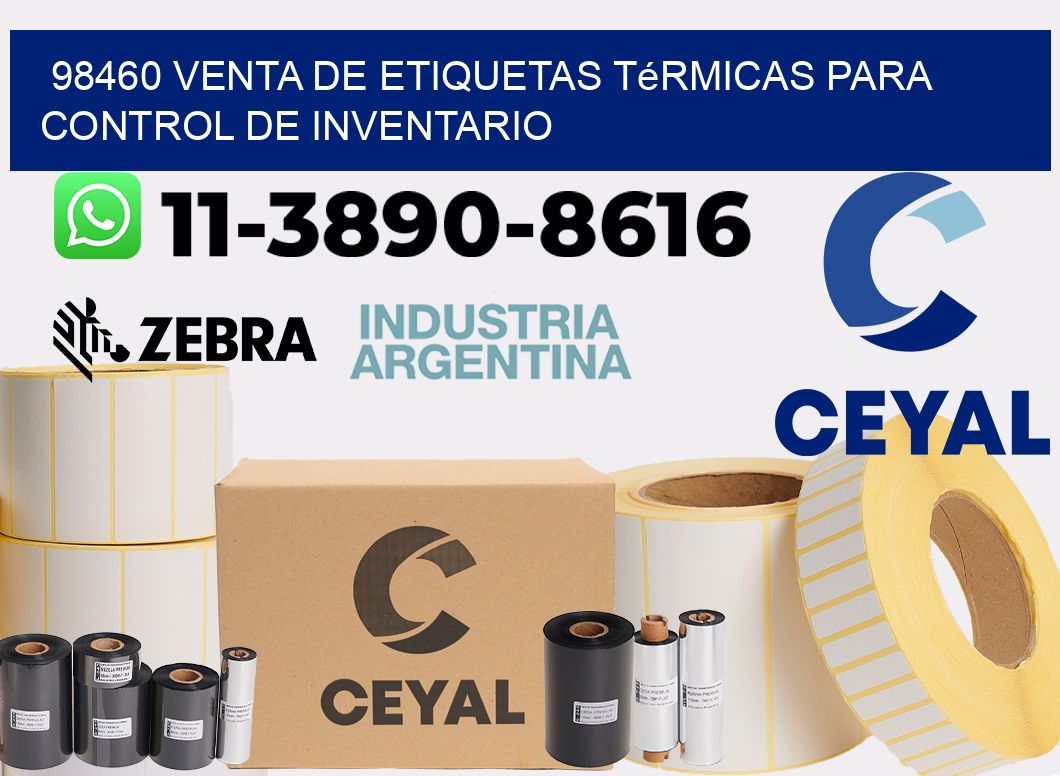 98460 venta de etiquetas térmicas para control de inventario