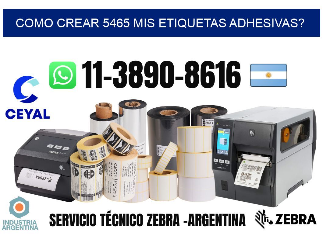 como crear 5465 mis etiquetas adhesivas?
