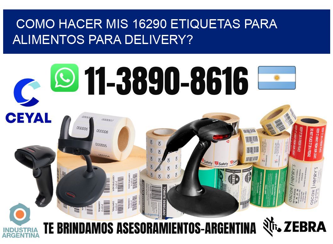 como hacer mis 16290 etiquetas para alimentos para delivery?