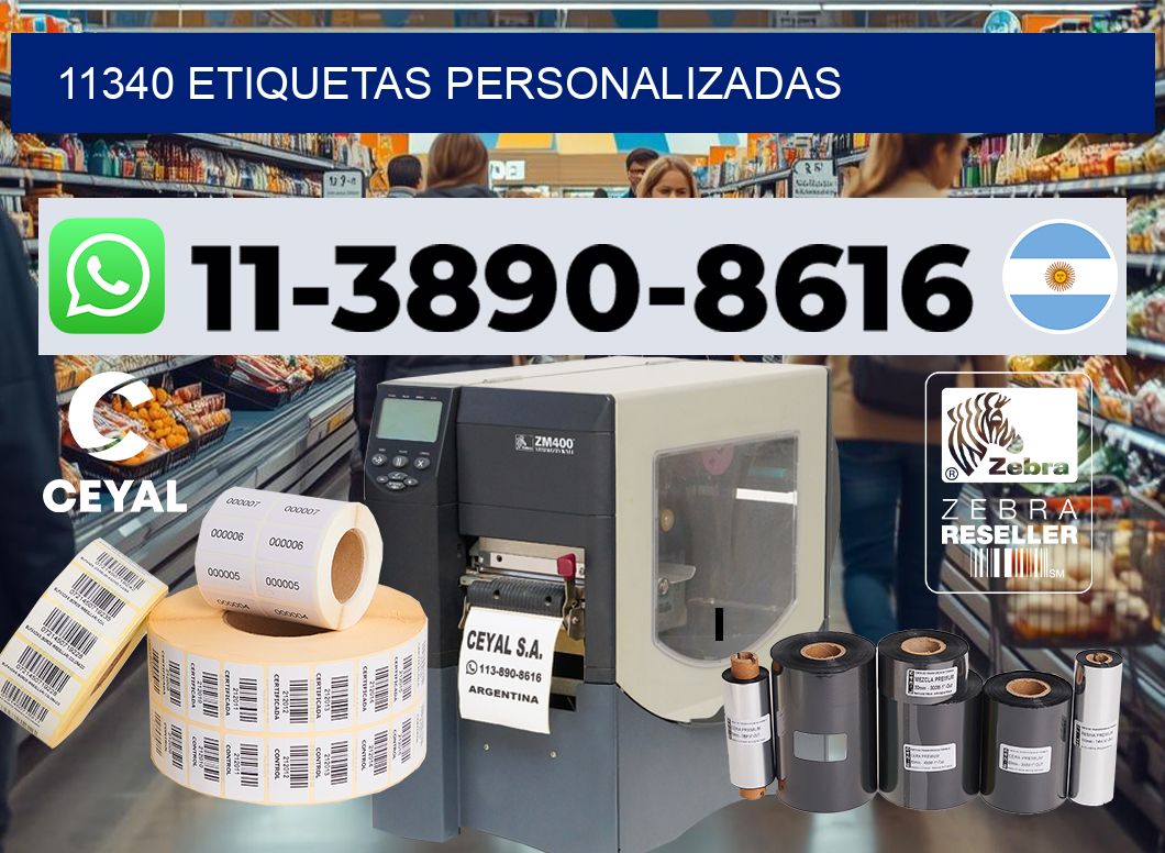 11340 etiquetas personalizadas