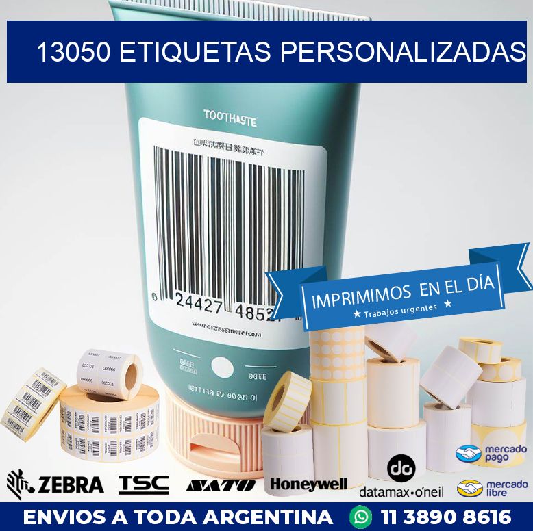 13050 etiquetas personalizadas