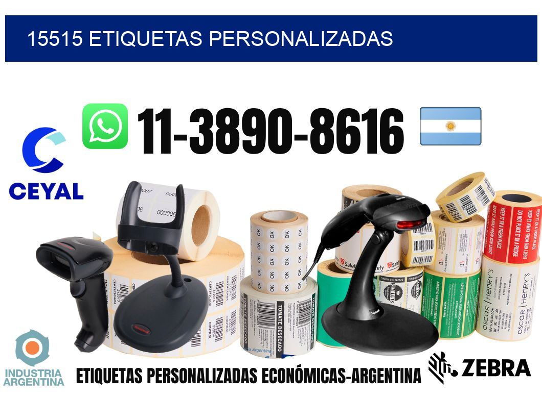 15515 etiquetas personalizadas