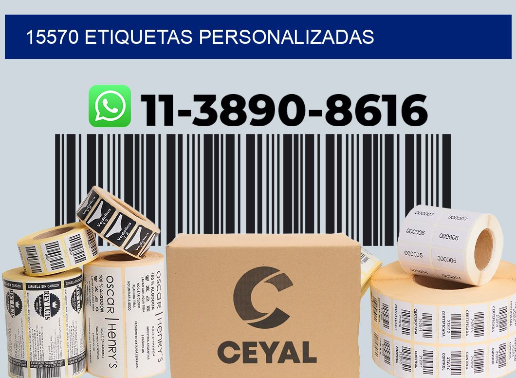 15570 etiquetas personalizadas