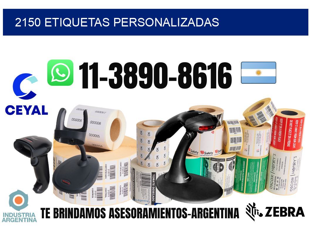 2150 etiquetas personalizadas