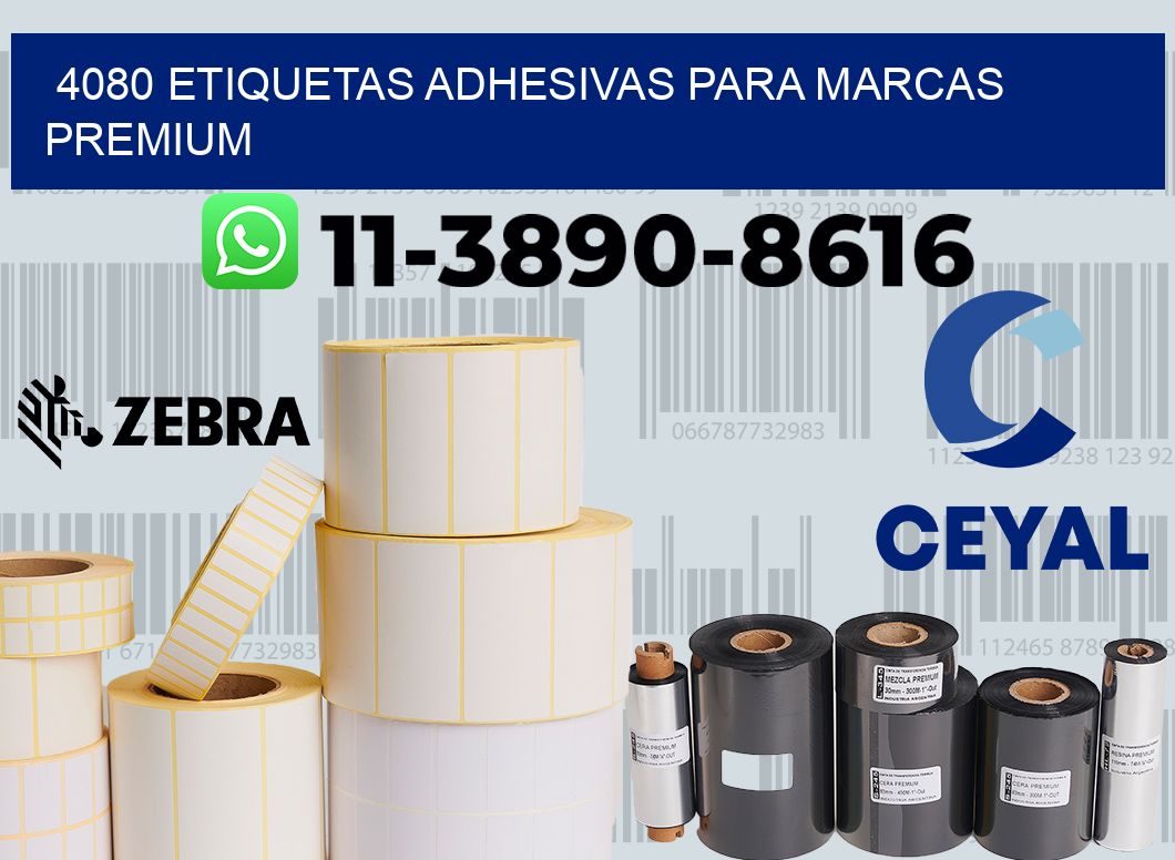 4080 Etiquetas adhesivas para marcas premium