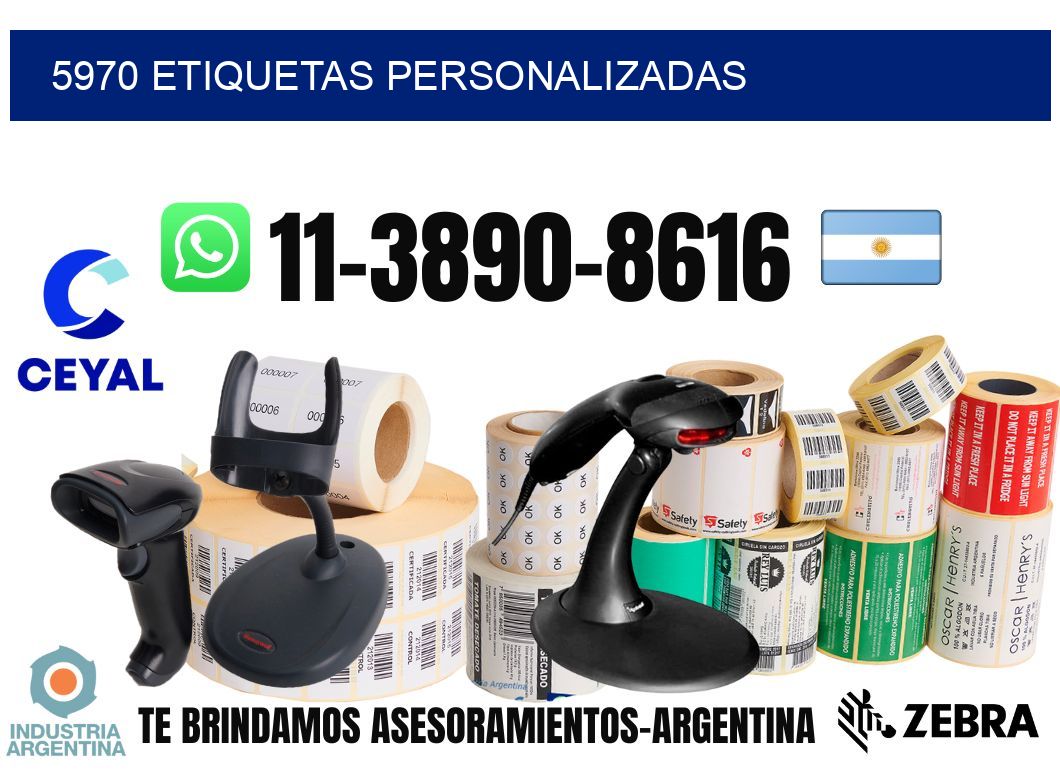 5970 etiquetas personalizadas