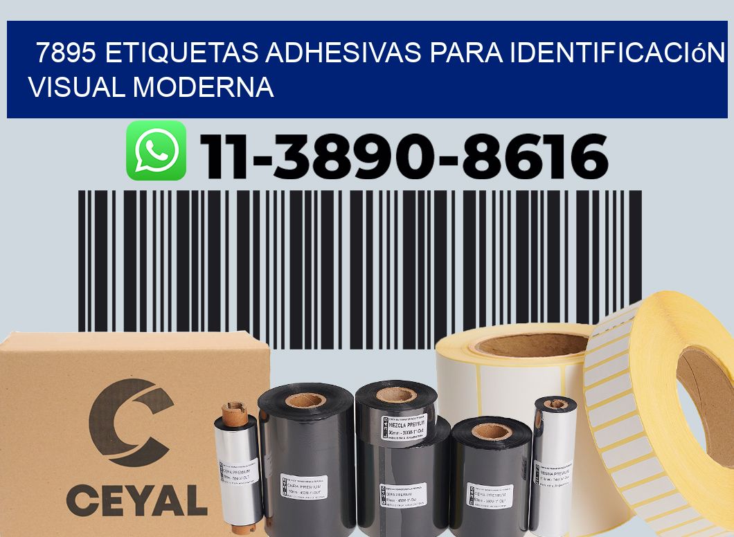 7895 Etiquetas adhesivas para identificación visual moderna