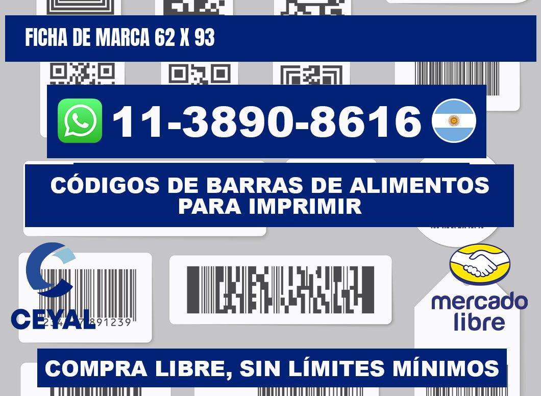 Ficha de marca 62 x 93