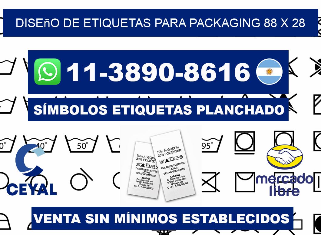 diseño de etiquetas para packaging 88 x 28