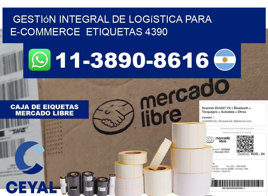 Gestión integral de logística para e-commerce  etiquetas 4390