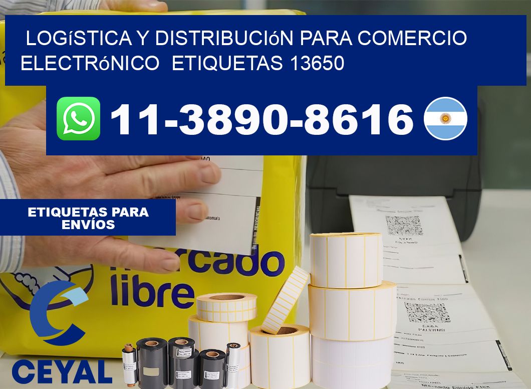 Logística y distribución para comercio electrónico  etiquetas 13650