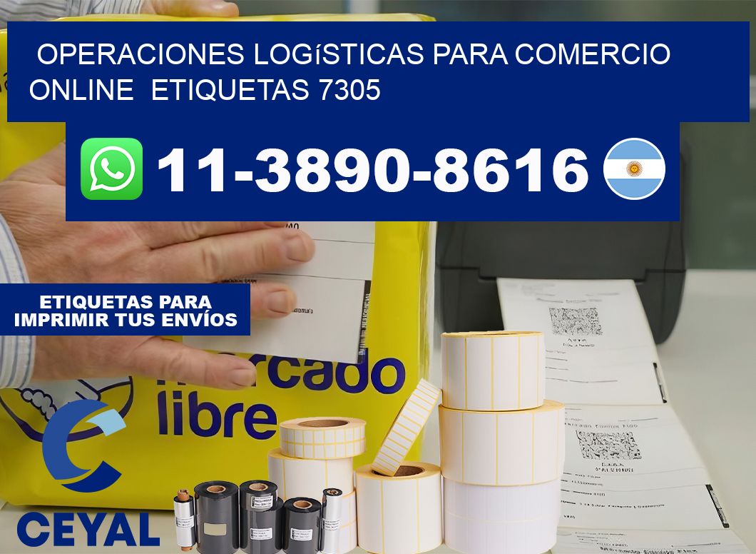 Operaciones logísticas para comercio online  etiquetas 7305