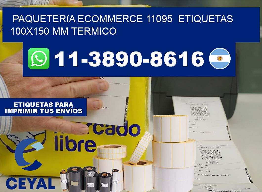 Paquetería eCommerce 11095  etiquetas 100×150 mm termico