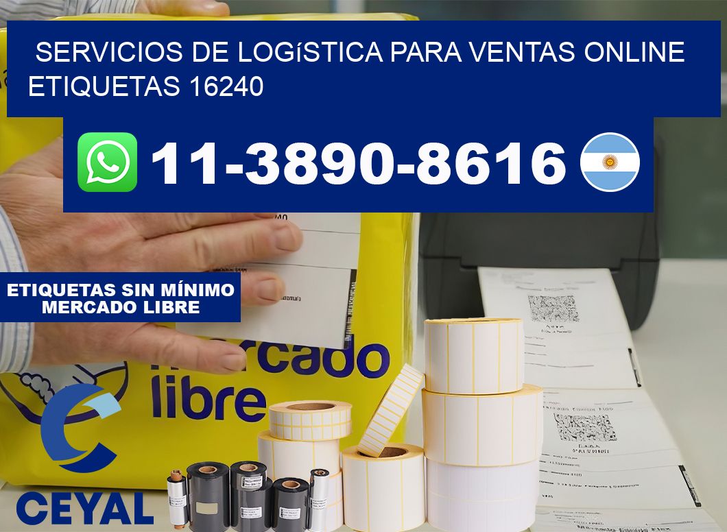 Servicios de logística para ventas online  etiquetas 16240