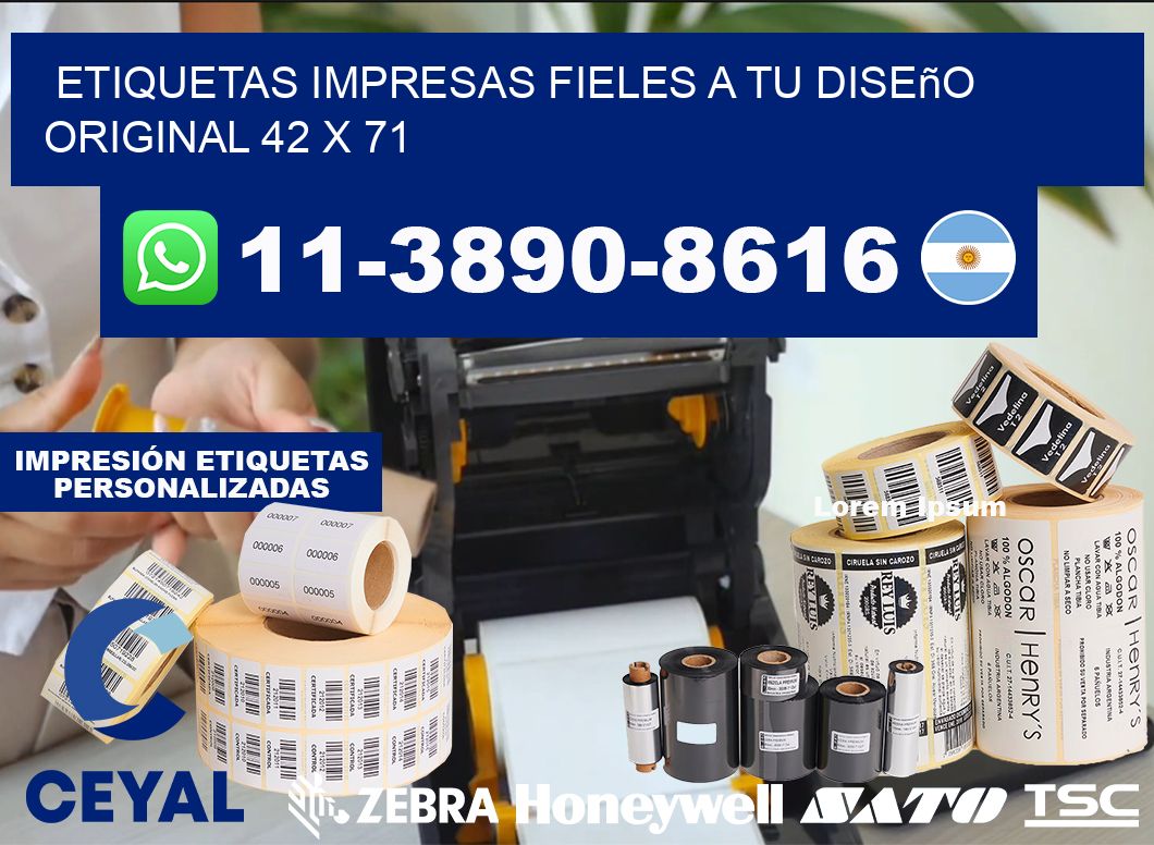 etiquetas impresas fieles a tu diseño original 42 x 71