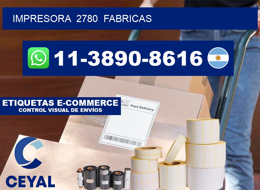 impresora  2780  fabricas