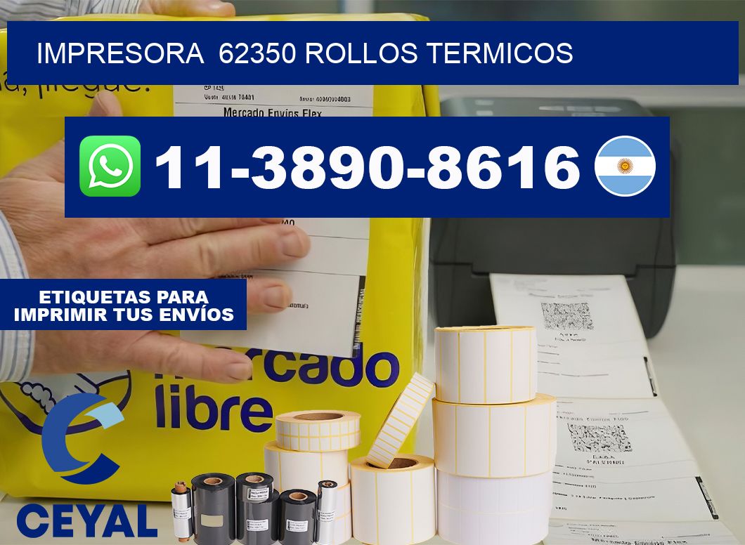 impresora  62350 rollos termicos