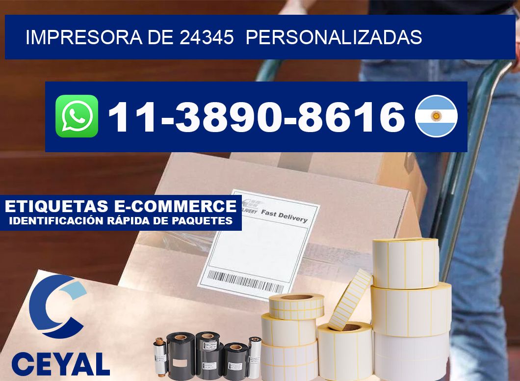impresora de 24345  personalizadas
