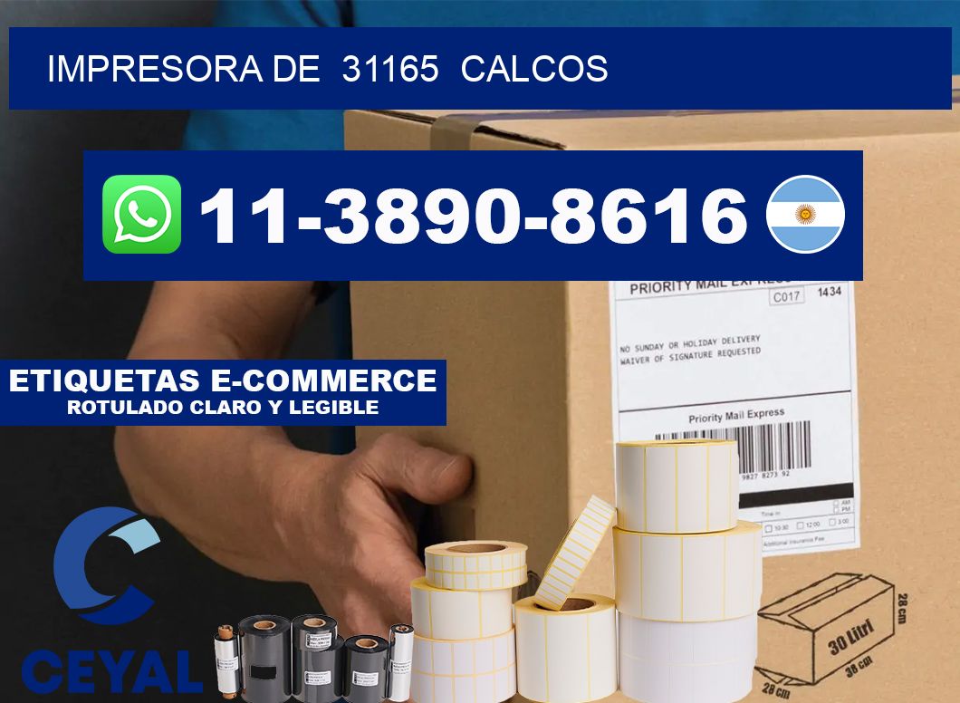 impresora de  31165  calcos