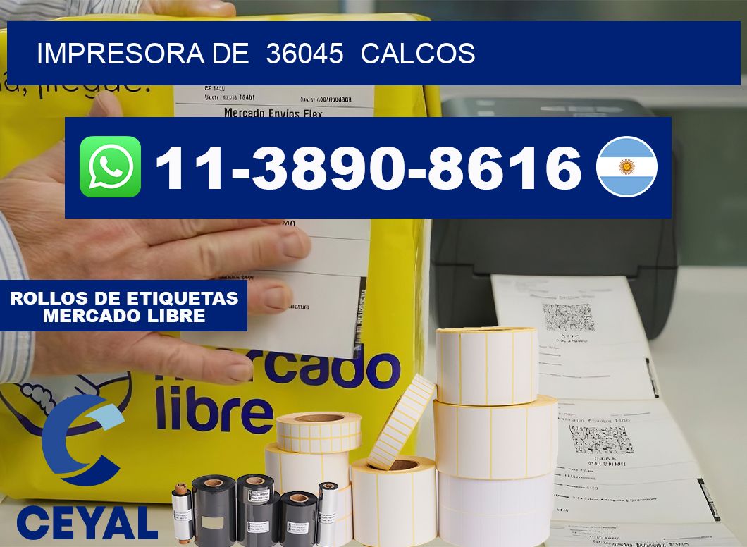 impresora de  36045  calcos
