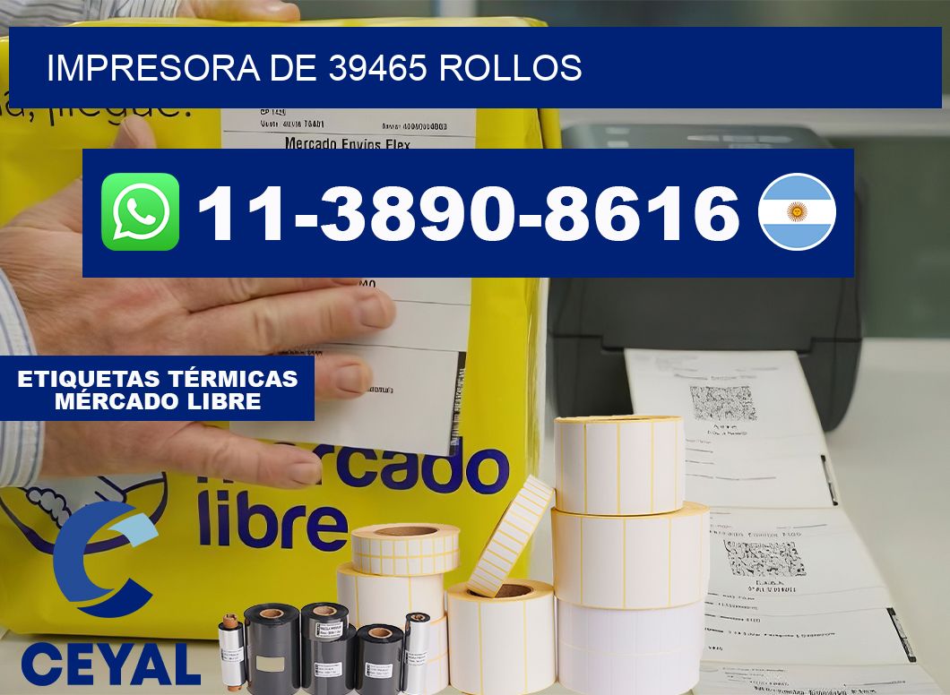 impresora de 39465 rollos