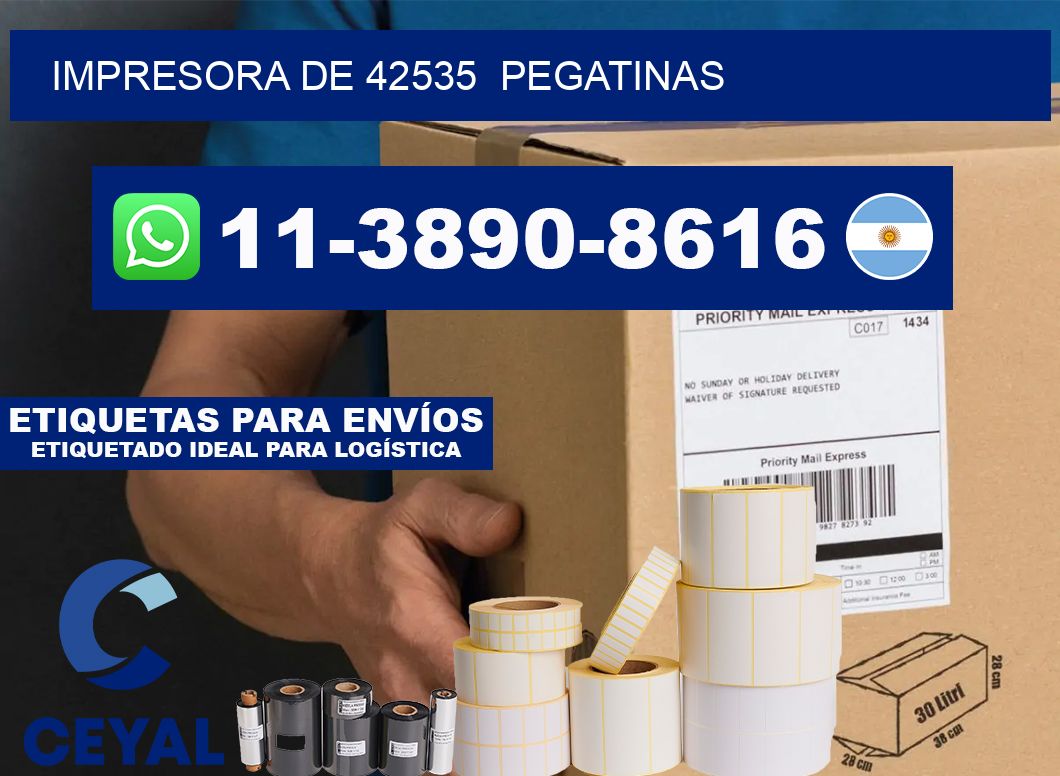 impresora de 42535  pegatinas
