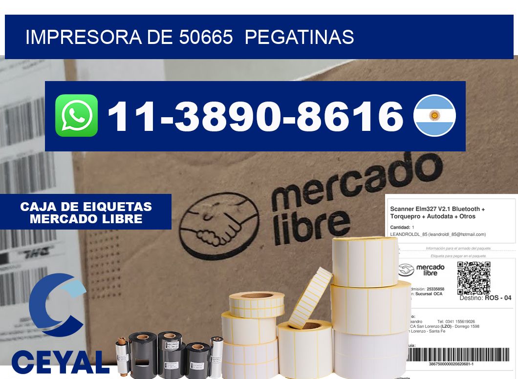 impresora de 50665  pegatinas