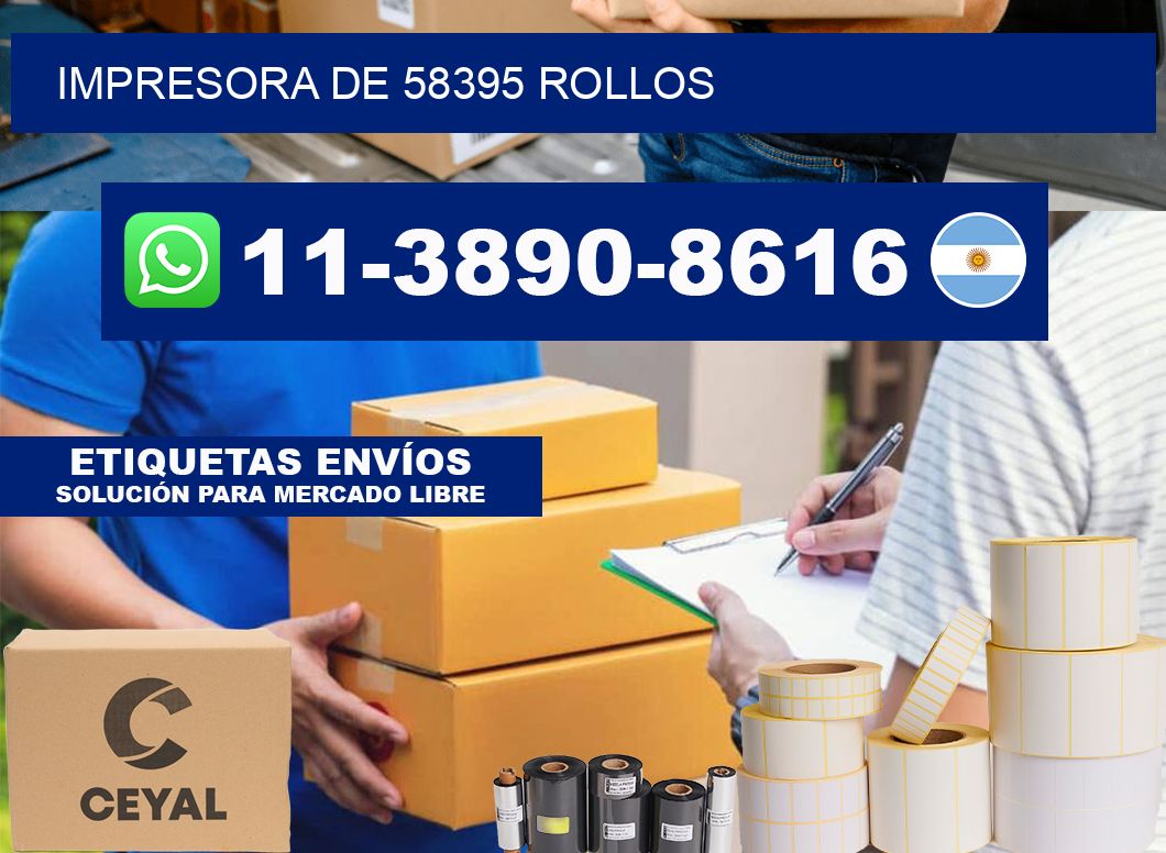 impresora de 58395 rollos