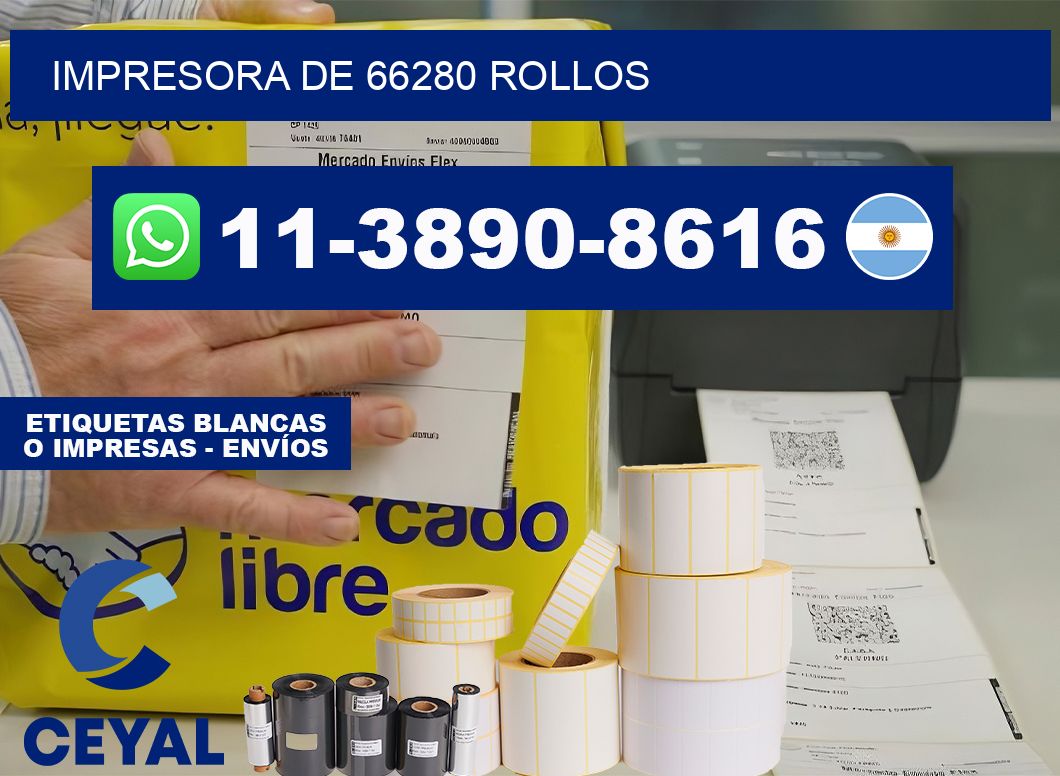 impresora de 66280 rollos