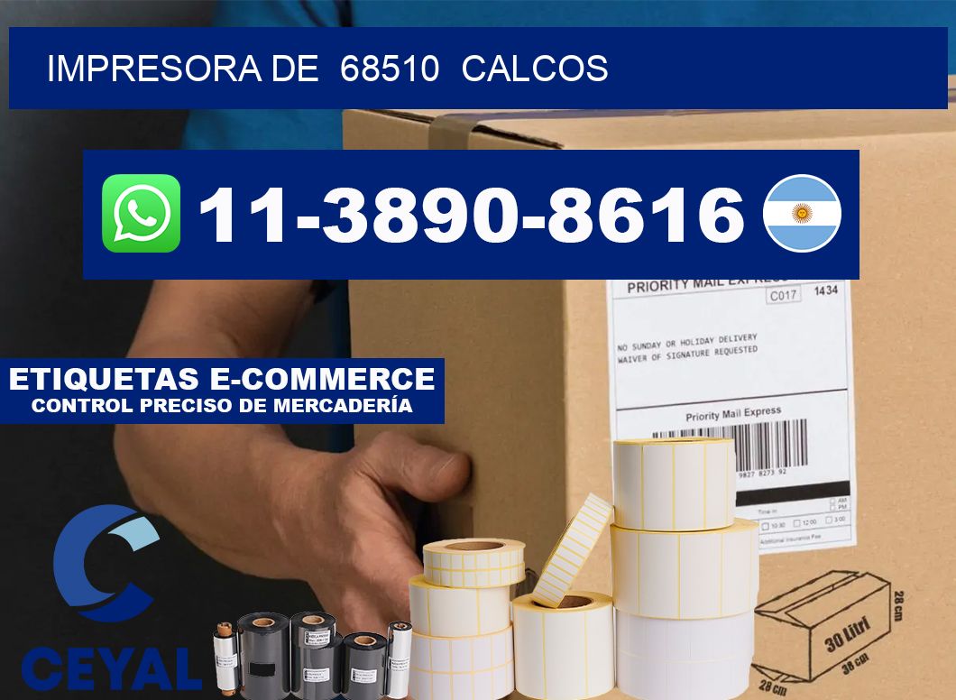 impresora de  68510  calcos