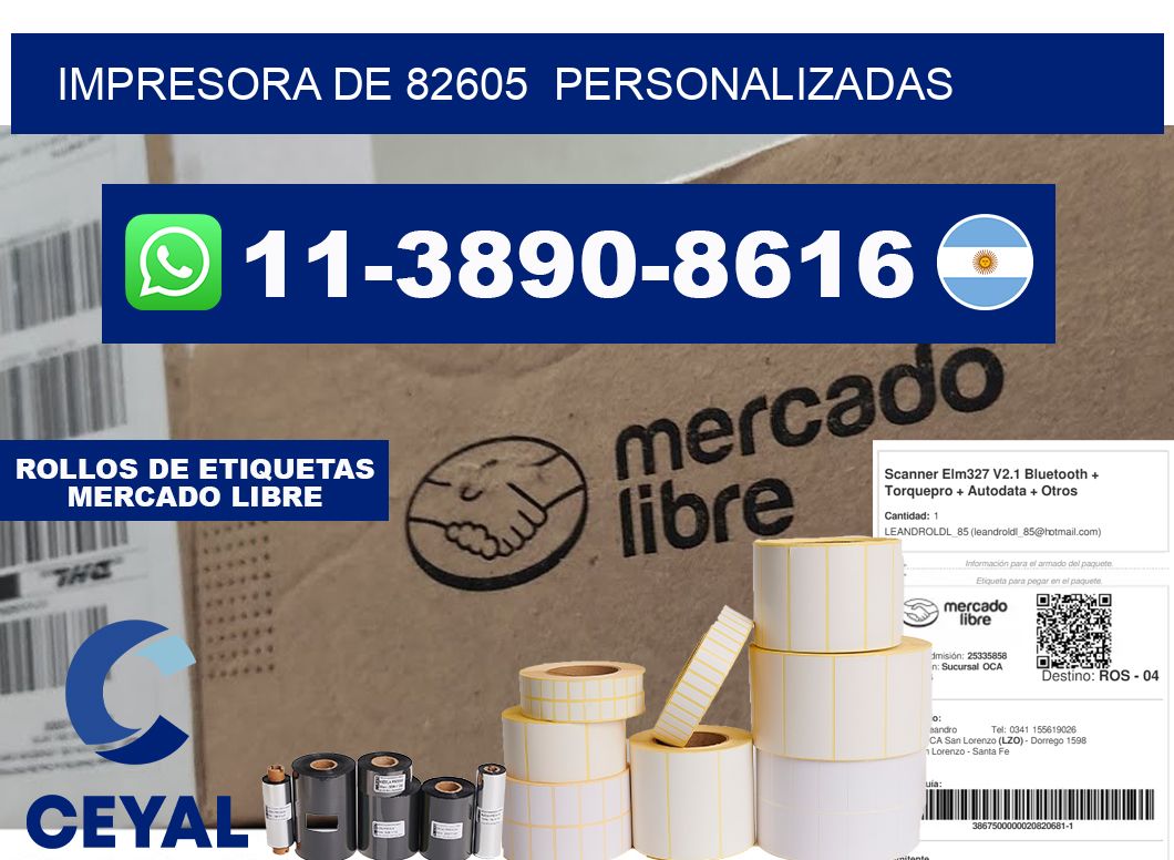 impresora de 82605  personalizadas