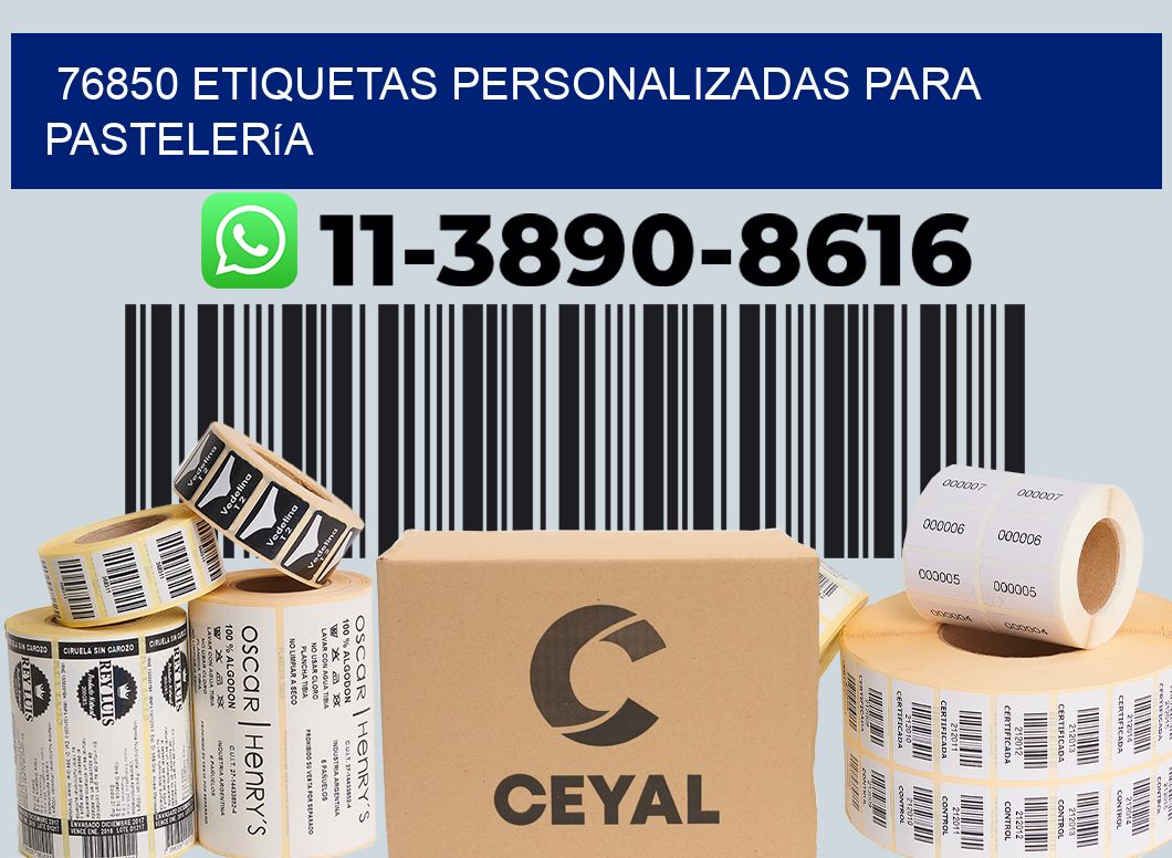 76850 etiquetas personalizadas para pastelería