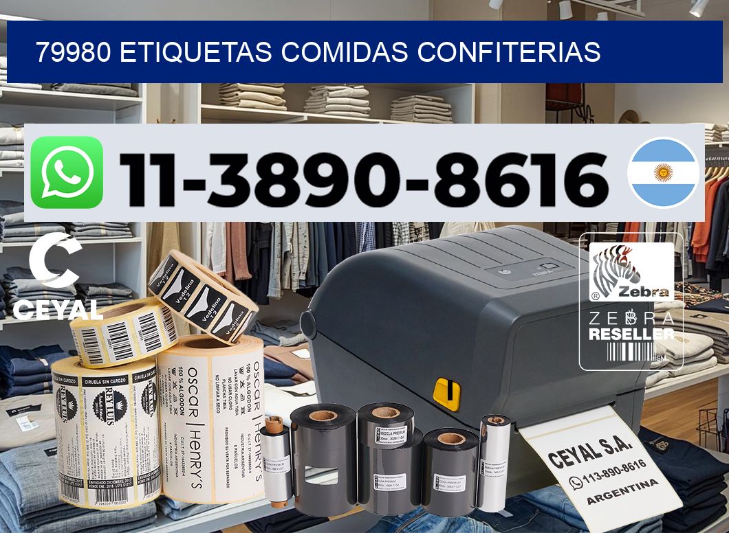 79980 etiquetas comidas confiterias