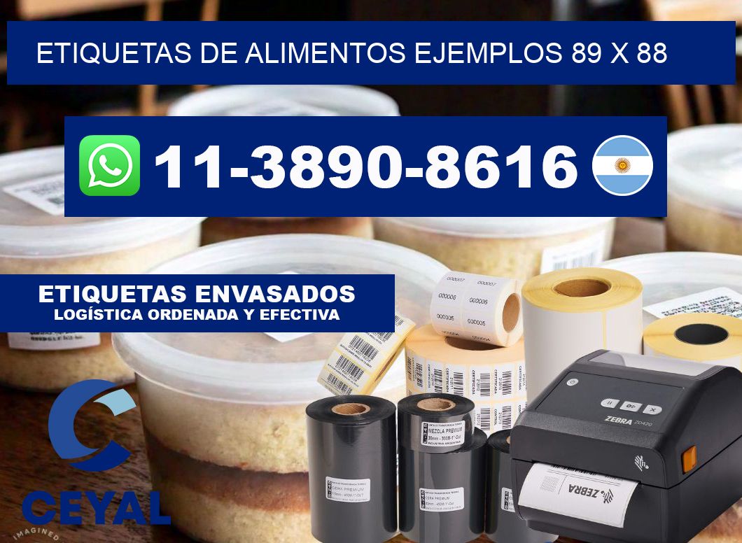Etiquetas de alimentos ejemplos 89 x 88